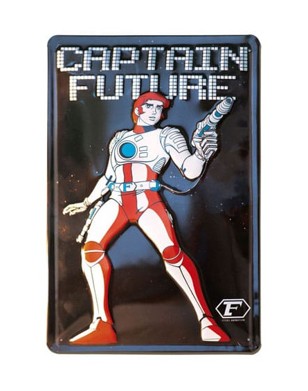 Captain Future panneau métal 20 x 30 cm