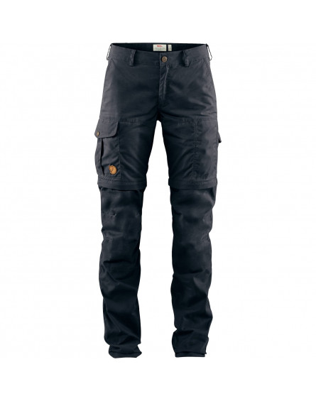 Pantalon Femme Karla Pro Zip Off 555/Dark Navy FJÄLLRÄVEN