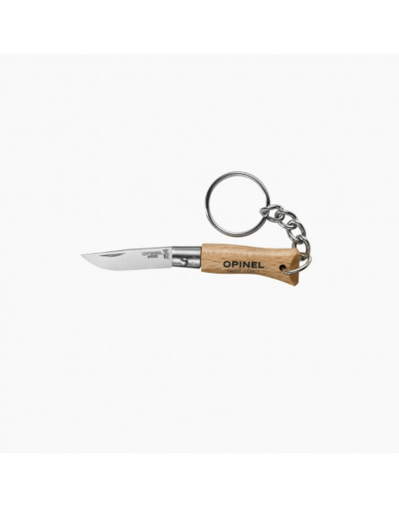 Porte clés N°2 Hêtre Inox OPINEL