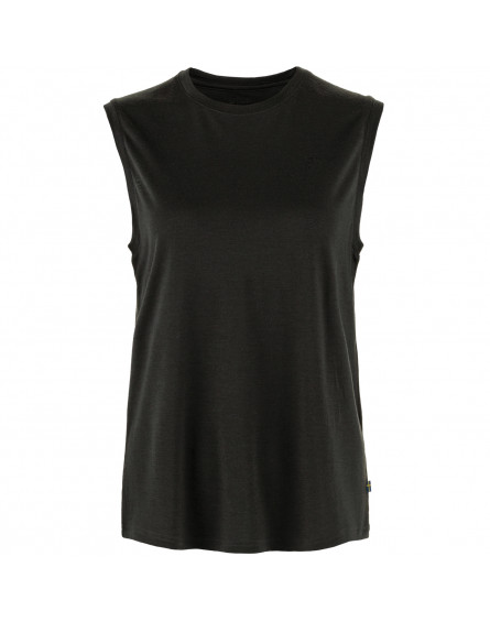 Débardeur Femme Mérinos Abisko Wool Tank Top 550/Black FJÄLLRÄVEN