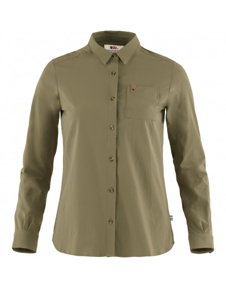 Chemise Femme Övik Lite Longues Manches 620/Green  FJÄLLRÄVEN