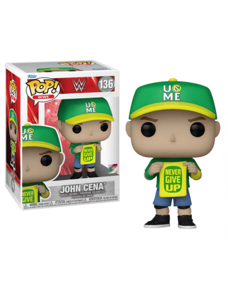 WWE - POP N° 136 - John Cena (Never Give Up) FUNKO