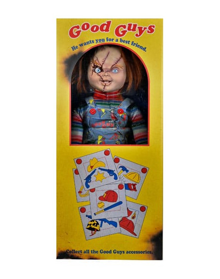 CHUCKY La Fiancée de Chucky réplique poupée 1/1 Chucky 76 cm