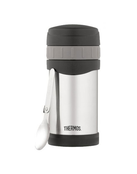 Porte-aliments avec cuillère repliable 0.5L inox-2022 THERMOS