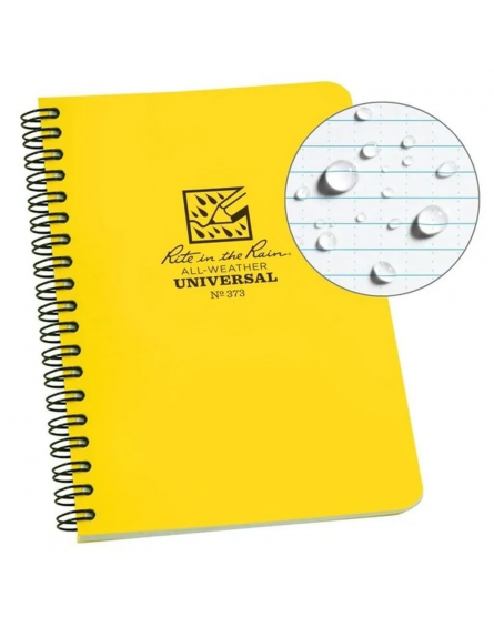 Carnet Jaune Tout Temps Waterproof 13cm Spirale Horizontale RITE IN THE RAIN