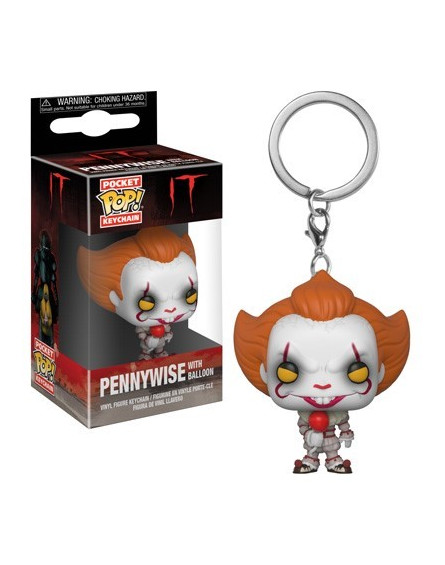 IT - Pennywise with Red Ballon Pocket KeyChain