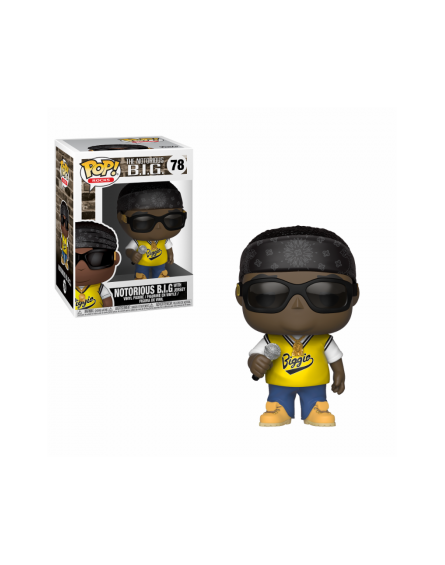 Notorious B.I.G. Figurine POP! N°78 Rocks Vinyl Notorious B.I.G. (Jersey)