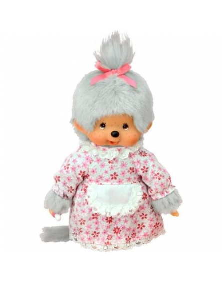 MONCHHICHI - Mami - Peluche 20cm BANDAI RED