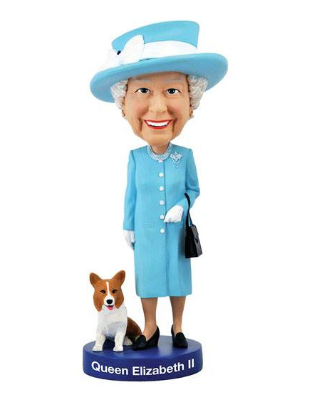 Queen Elizabeth II Bobble Head 20 cm ROYAL BOBBLES