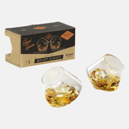 Set de 2 verres Rocking Whisky 144 GENTLEMEN'S HARDWARE