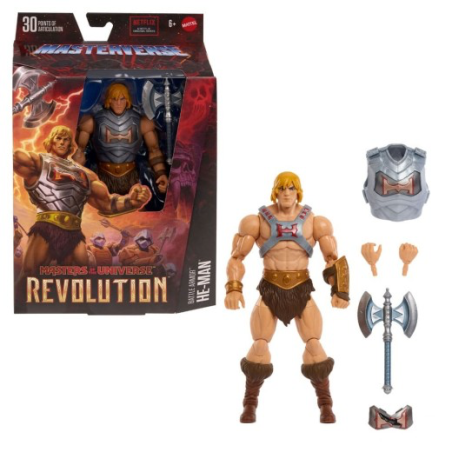 Masters of the Universe: Revolution Masterverse figurine Battle Armor He-Man 18 cm MATTEL