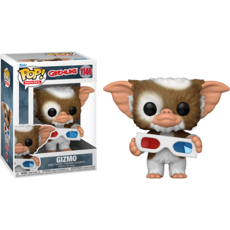 MOVIE- POP N°1146 - Gizmo w/3D Glasses Flocked Effet velours FUNKO