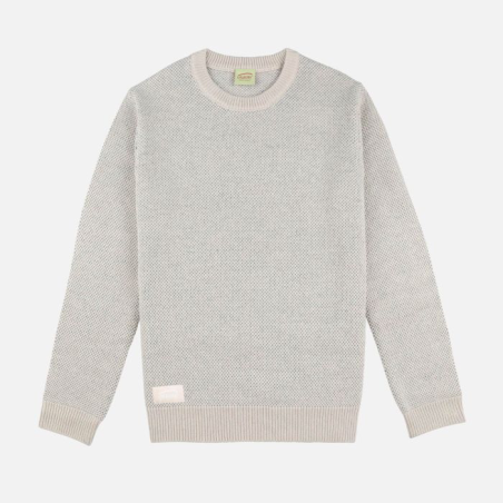 Pull Homme PRAIA Fancy knit wool sweater Corne OXBOW