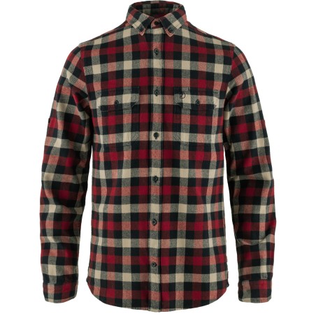 Chemise Homme Skog 555-320/Dark Navy-Red FJÄLLRÄVEN