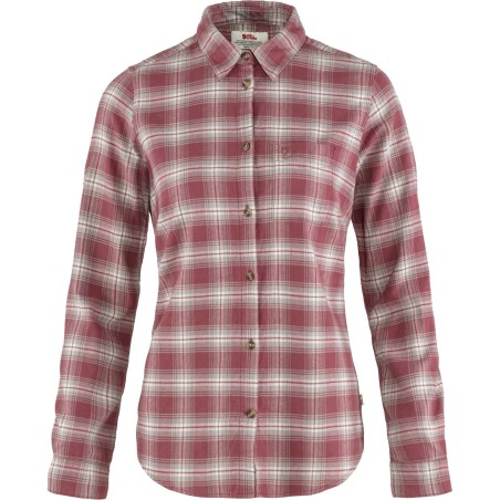 Chemise Femme Övik Flannel 410-021/Mesa Purple-Fog FJÄLLRÄVEN