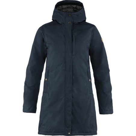 Parka Femme Kiruna Padded 555/Dark Navy FJALLRAVEN