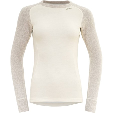 Pull Femme Duo Active Merino 205 White DEVOLD