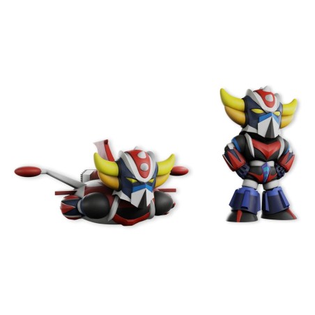 GOLDORAK - Soucoupe & Goldorak debout - Pack 2 figurines 7cm