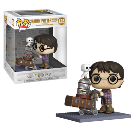 HARRY POTTER Anniversary - Pop Deluxe N° 135 - Harry Pushing Trolley