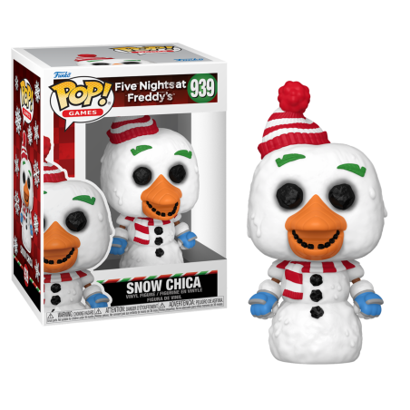 FIVE NIGHTS AT FREDDY'S - POP Games N° 939 - Chica "Bonhomme de neige"