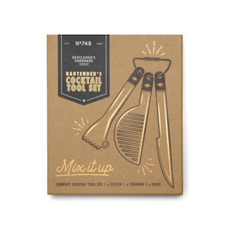 Compact Cocktail Bar Tools Set GENTLEMEN'S HARDWARE