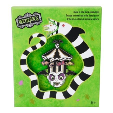 BEETLEJUICE - Carousel Hat Sliding - Pins 8cm LOUNGEFLY