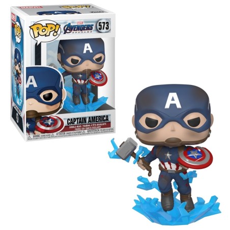 MARVEL - POP N° 573 - Endgame - Captain America & Mjolnir