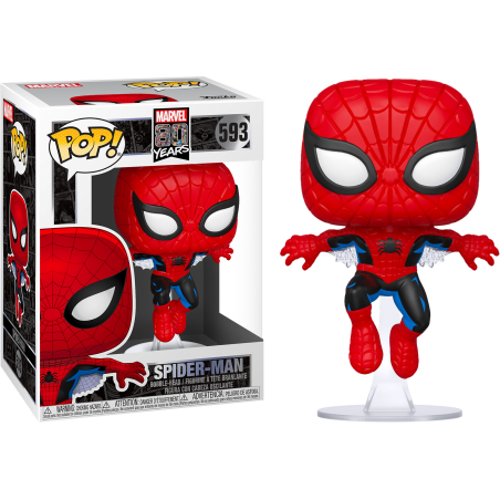 Marvel 80th POP! 593 Marvel Vinyl figurine Spider-Man (First Appearance) 9 cm