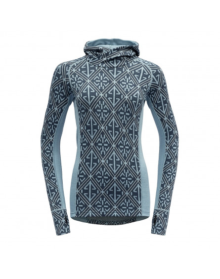 Sous Pull Mérinos Femme LiadalsnipaI Hoodie Night DEVOLD