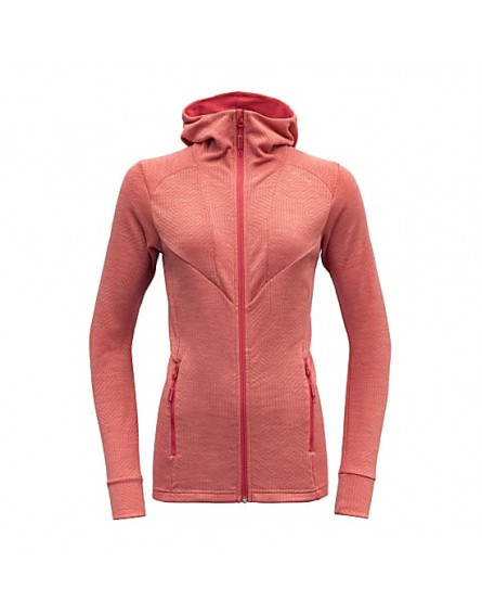 Gilet Mérinos Aksla Woman Poppy DEVOLD