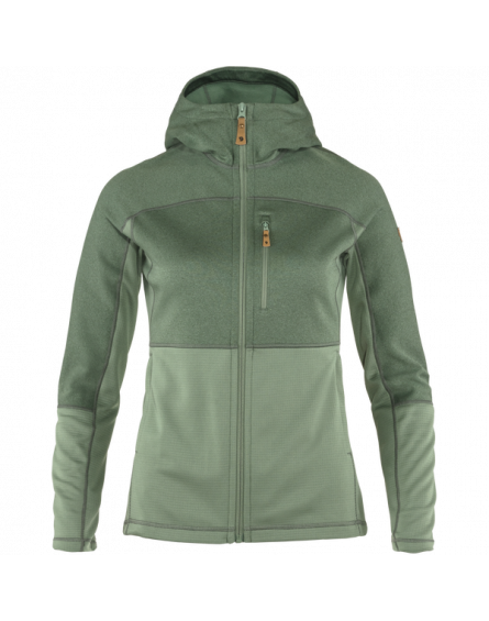 Veste Polaire Femme légère Abisko Trail Fleece Patina Green FJÄLLRÄVEN