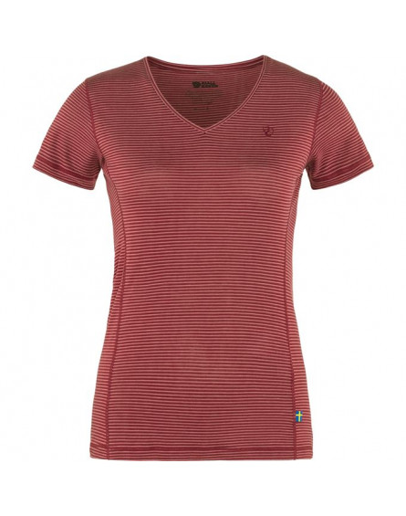 T-Shirt Femme Abisko Cool Pomegranate Red FJÄLLRÄVEN