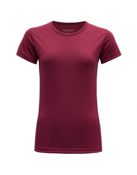 T-Shirt Mérinos Breeze Woman 150 Beetroot DEVOLD