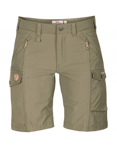 Short Femme Nikka Curved Light Olive FJÄLLRÄVEN