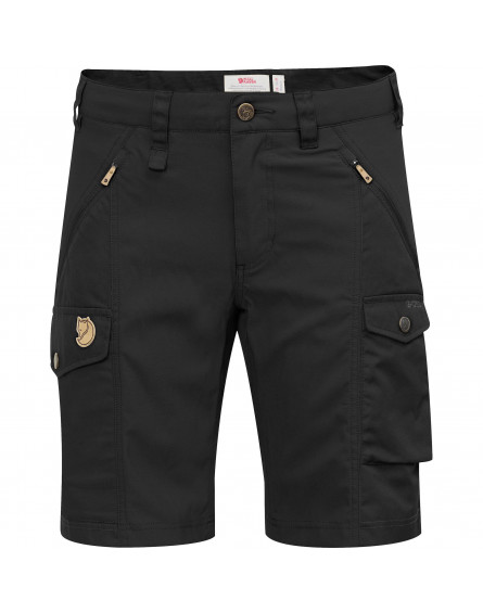 Short Femme Nikka Curved Black FJÄLLRÄVEN