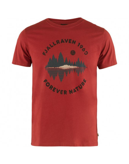 T-Shirt Forest Mirror Deep Red FJÄLLRÄVEN