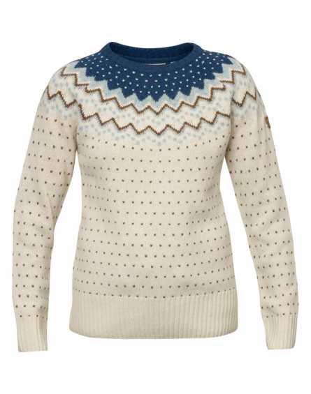 Pull Femme Övik Knit Sweater 646/Glacier Green FJÄLLRÄVEN