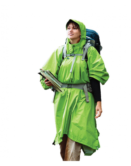 Poncho THERMOCOLLE / Nylon waterproof Tarp-Poncho Vert SEA TO SUMMIT