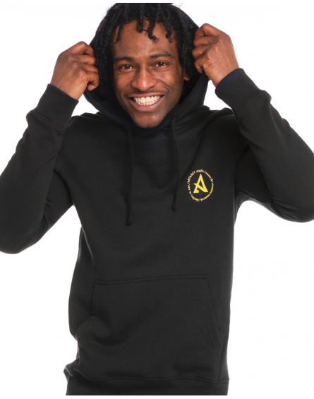 Sweat à Capuche Homme Coton Organique Ratio Black ARTILECT