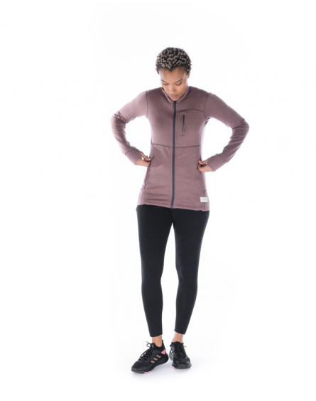 Gilet Femme Eldorado Merino Geode Purple ARTILECT