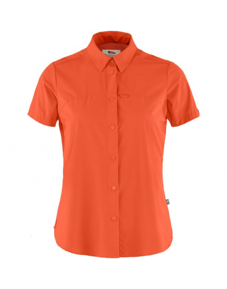 Chemise Femme High Coast Lite Shirt 333/Rowan Red FJÄLLRÄVEN