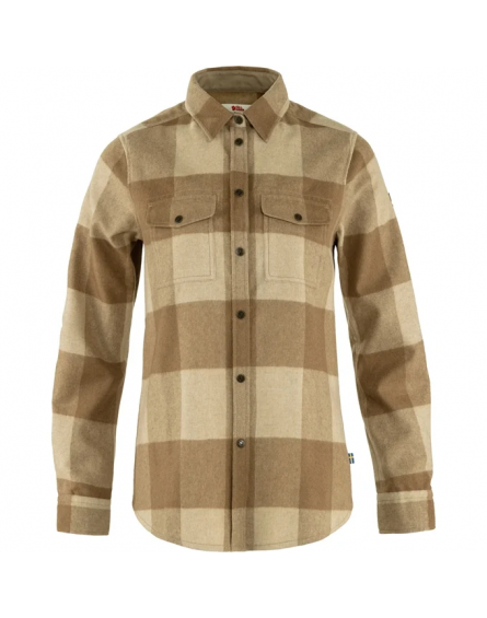 Chemise Femme Canada Shirt 232-191/ Buckwheat Brown FJÄLLRÄVEN