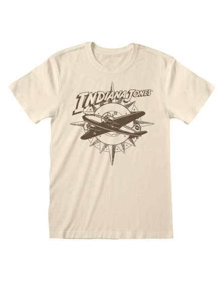 INDIANA JONES - Avion et Compas - T-Shirt Unisex