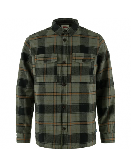 Chemise Homme Övik Lite Padded 662-550/Deep Forest-Black FJÄLLRÄVEN