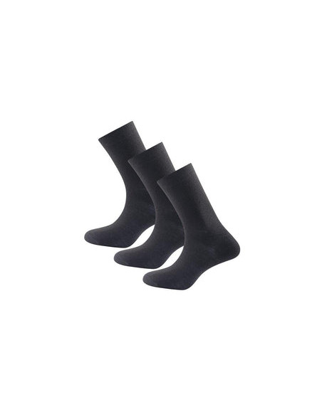 Chaussettes Daily Merino Light Black Mix 36/40  DEVOLD