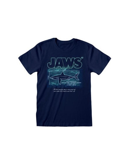 Jaws T-Shirt Great White Info