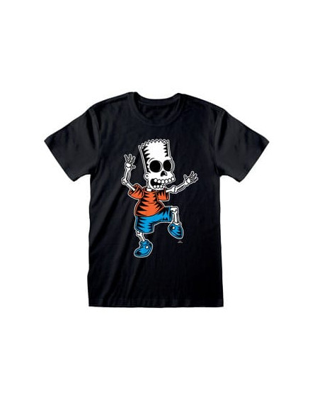 Simpsons T-Shirt Skeleton Bart